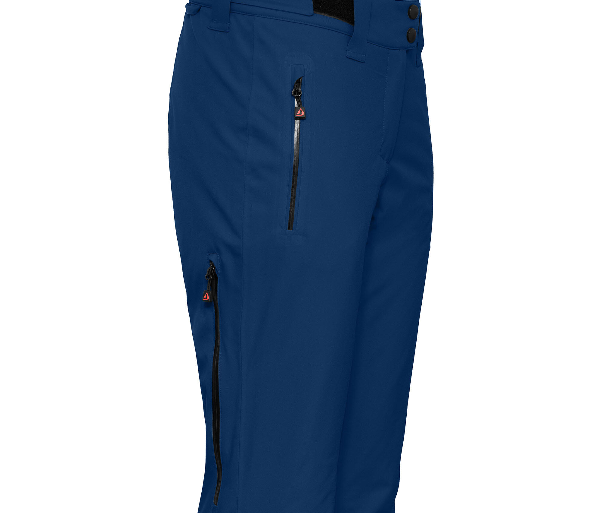 Damen Skihose wattiert, recycelt, 20000 mm Wassersäule Blau 3/4
