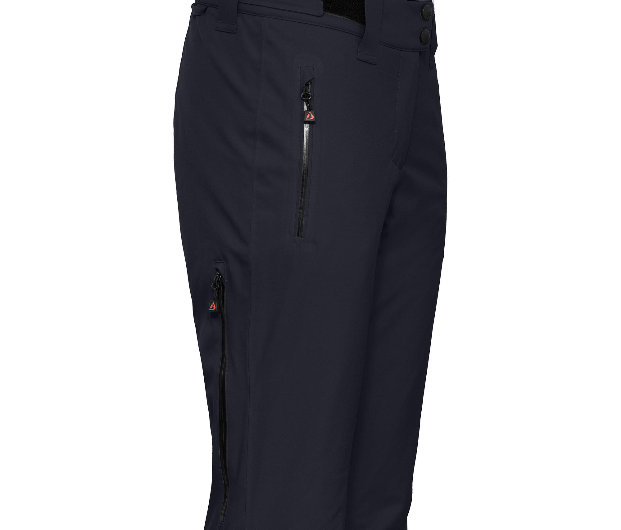 Damen Skihose wattiert, recycelt, 20000 mm Wassersäule Blau 3/4
