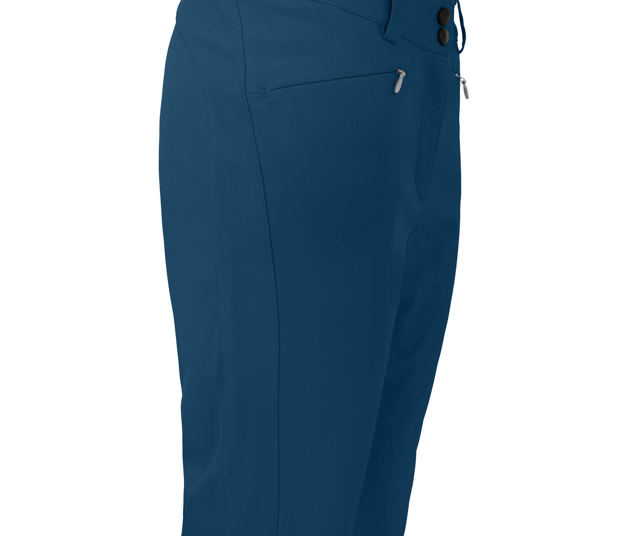 Damen Softshell Skihose winddicht, elastisch Blau 3/5
