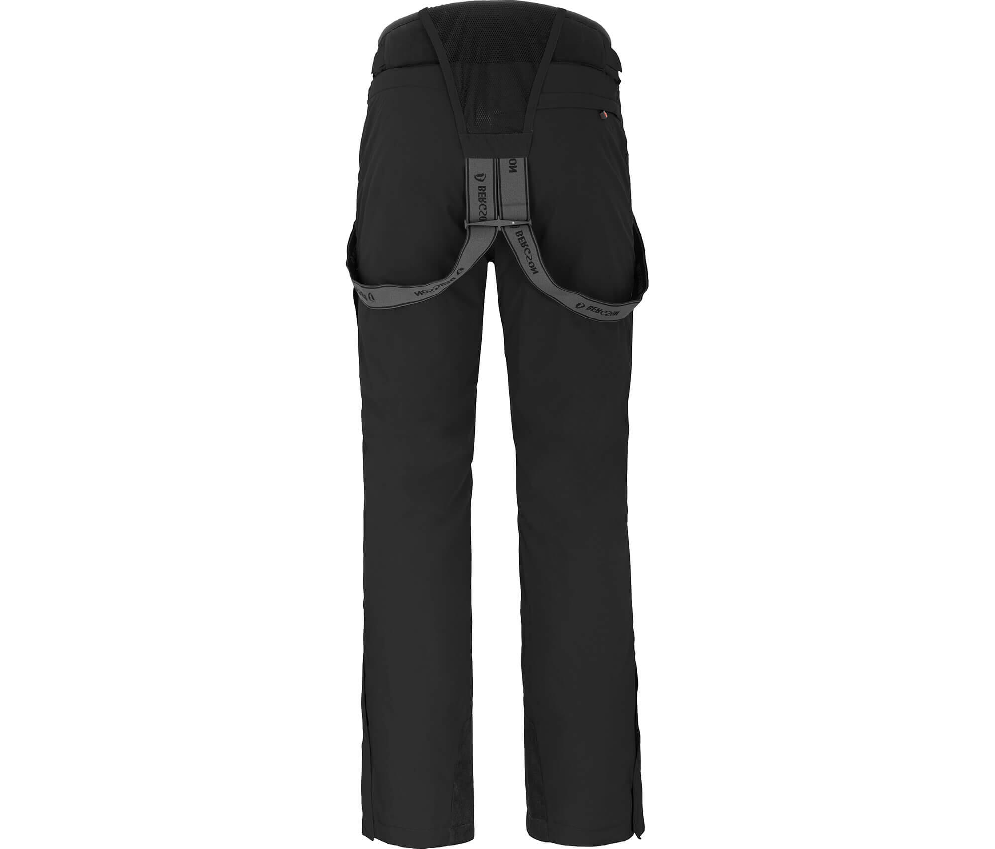 Herren Skihose unwattiert, 20000mm Wassersäule Schwarz 2/5