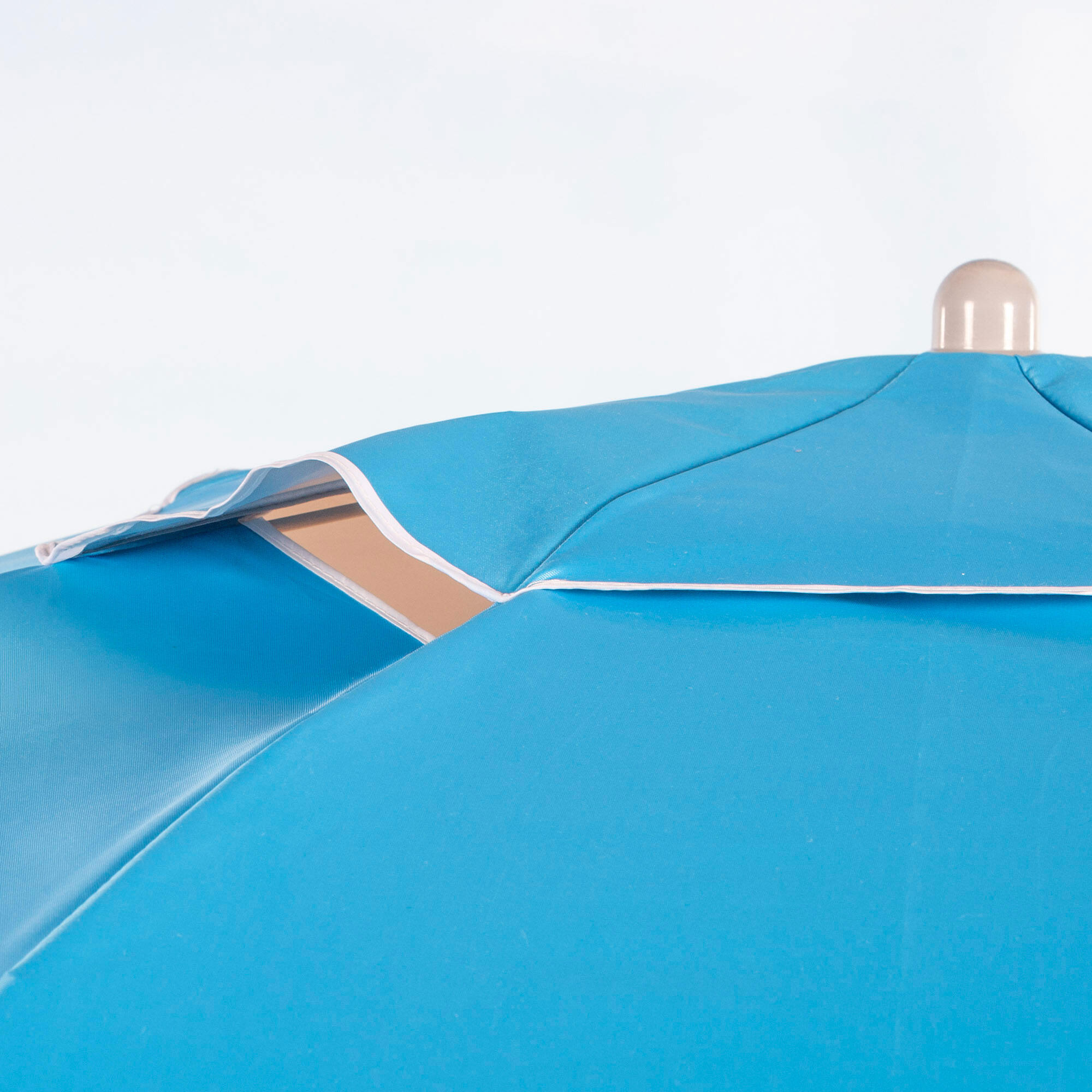 Parasol de plage inclinable UV50 en oxford et acier avec pied et housse 7/7