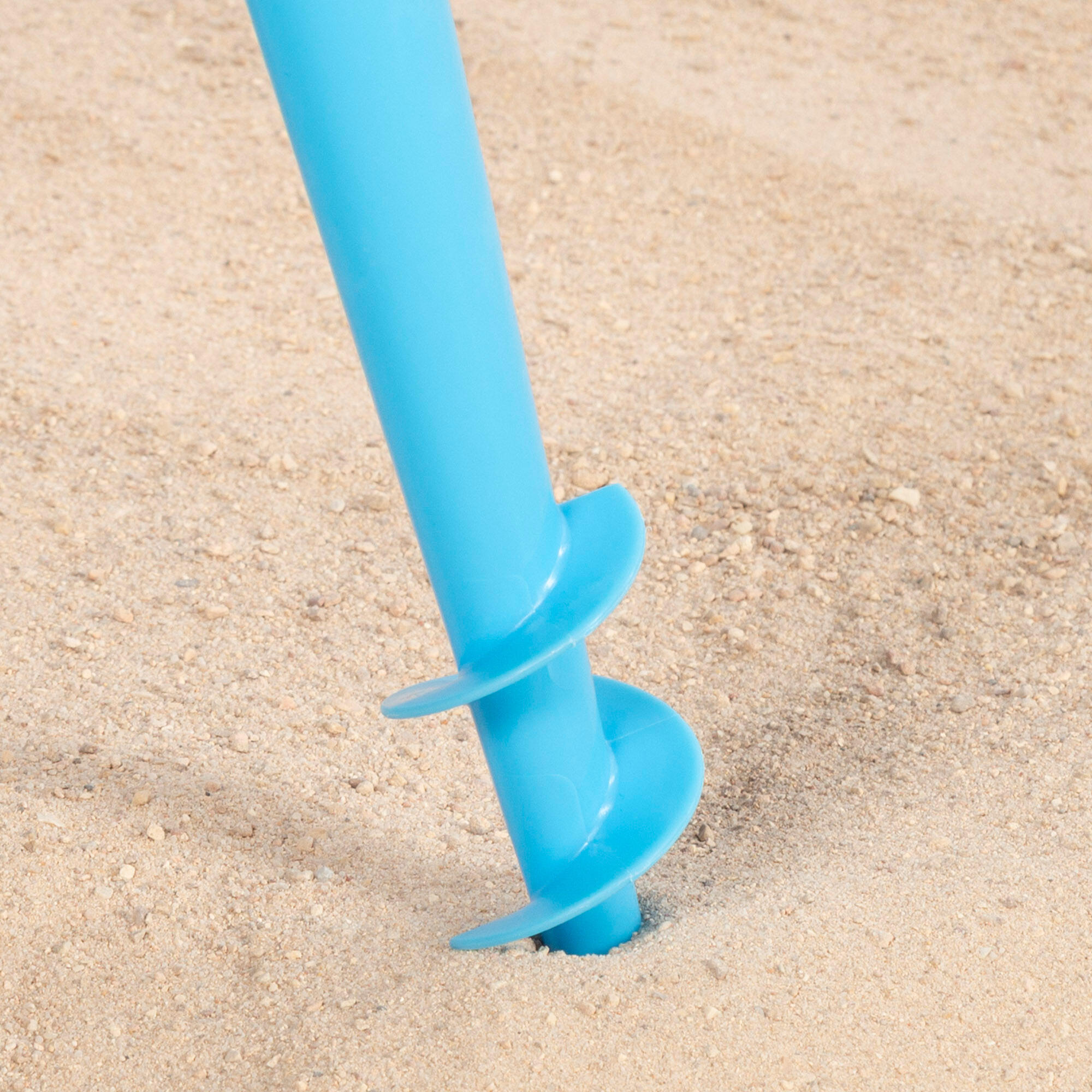 Ombrellone da spiaggia reclinabile UV50 in tessuto Oxford e acciaio con supporto 5/7