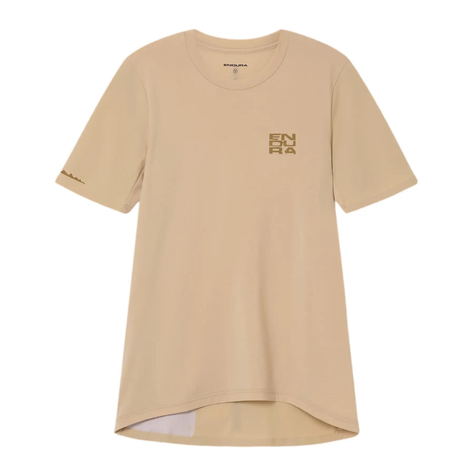 Endura Alltrack Ride tricou tehnic mânecă scurtă BROWN 2XL
