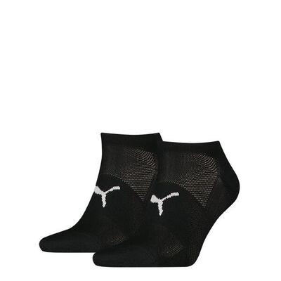 Unisex sneaker sportsokken 2 paar – black – 39-42