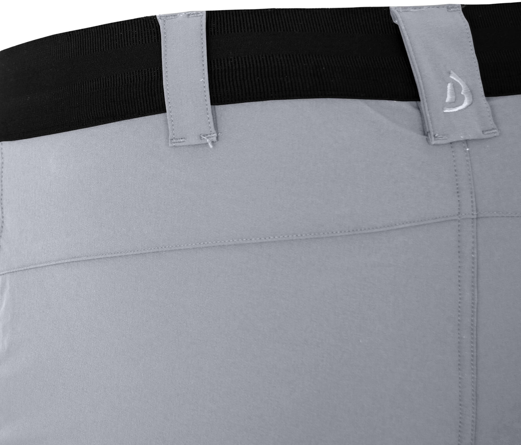 Herren Wandershorts leicht, strapazierfähig grau 3/4