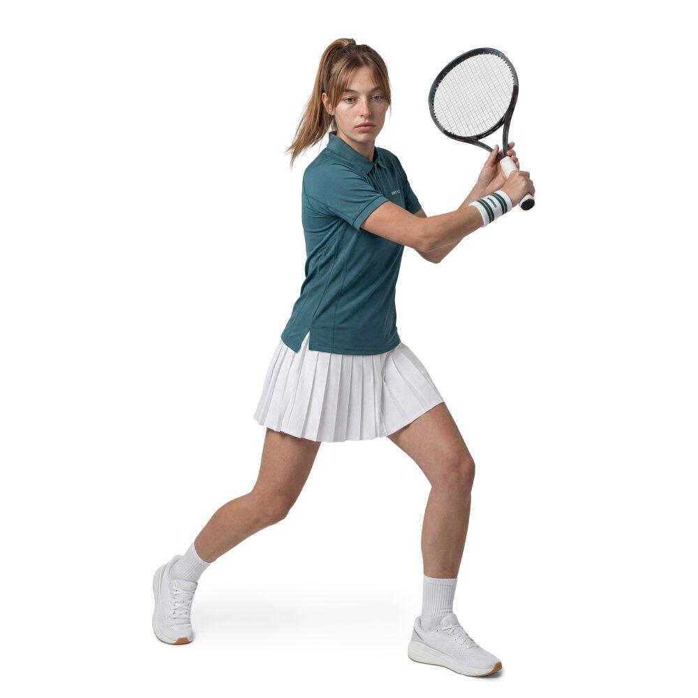 Damen Tennis -poloshirt Player-W Green Grün 3/6