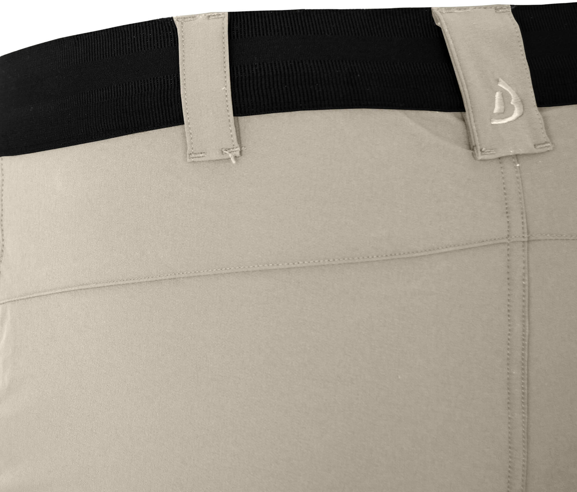 Herren Wandershorts leicht, strapazierfähig Beige 3/4
