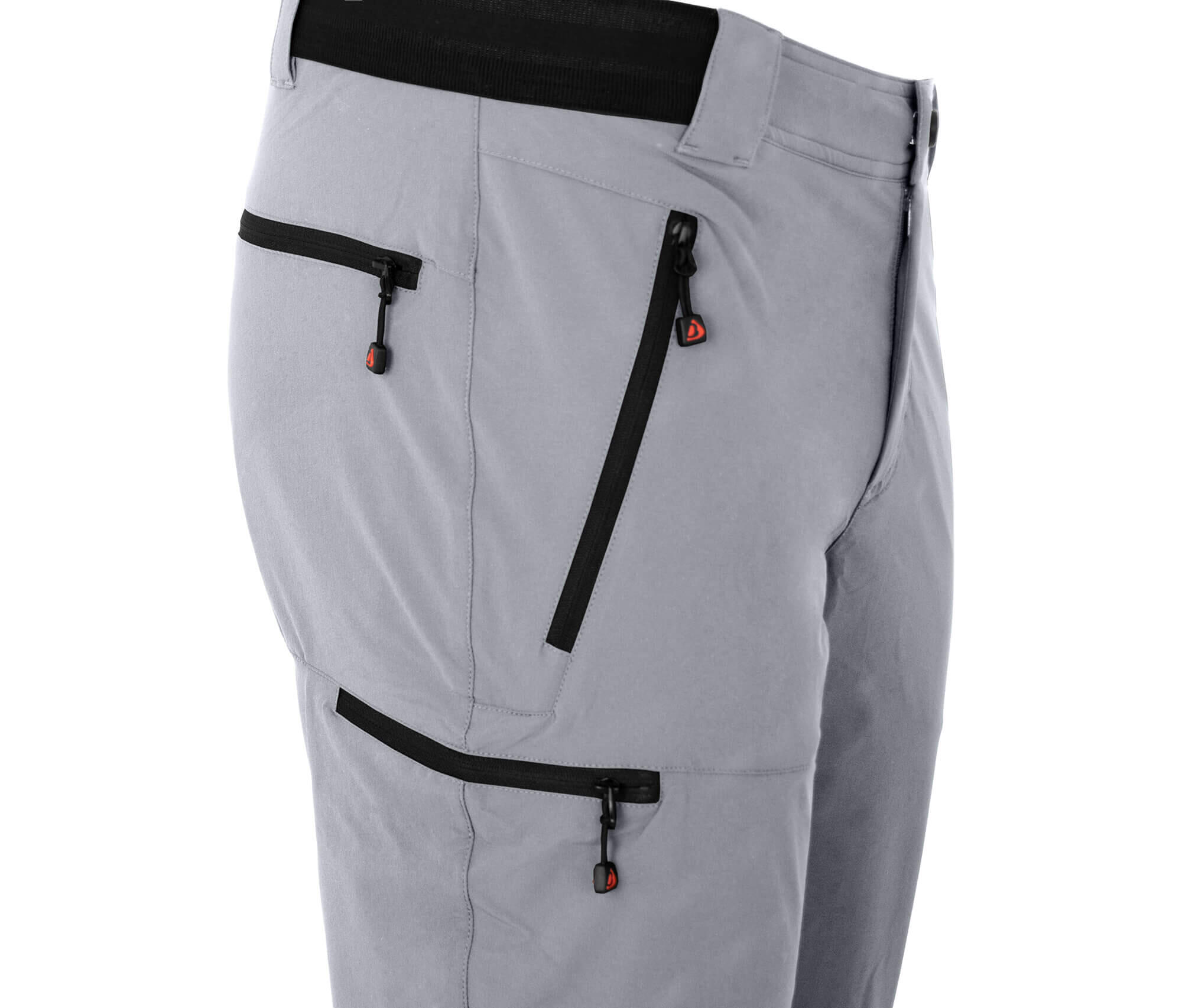 Herren Wandershorts leicht, strapazierfähig grau 4/4