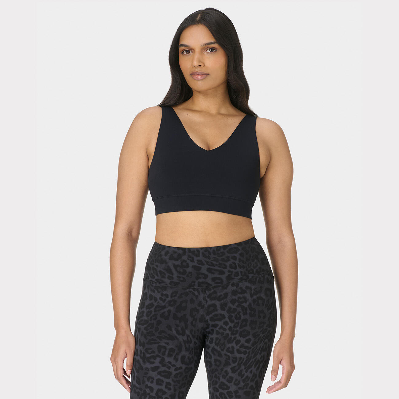 SWEATY BETTY Ultimate Studio Voop Bra  ZWART S 3/7