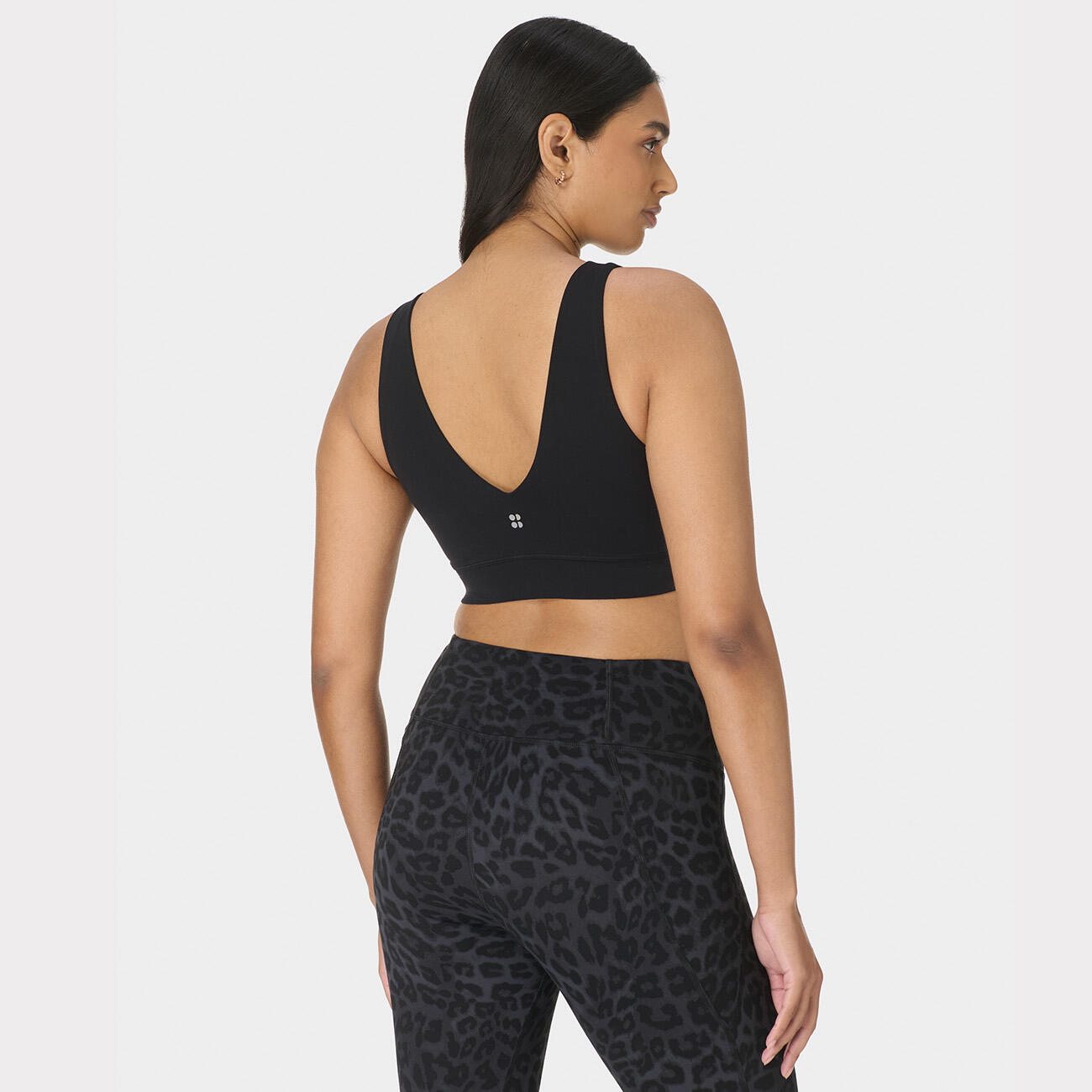 SWEATY BETTY Ultimate Studio Voop Bra  ZWART S 4/7