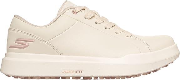Skechers Drive 6, chaussures de golf pour femme, couleur naturelle 3/6