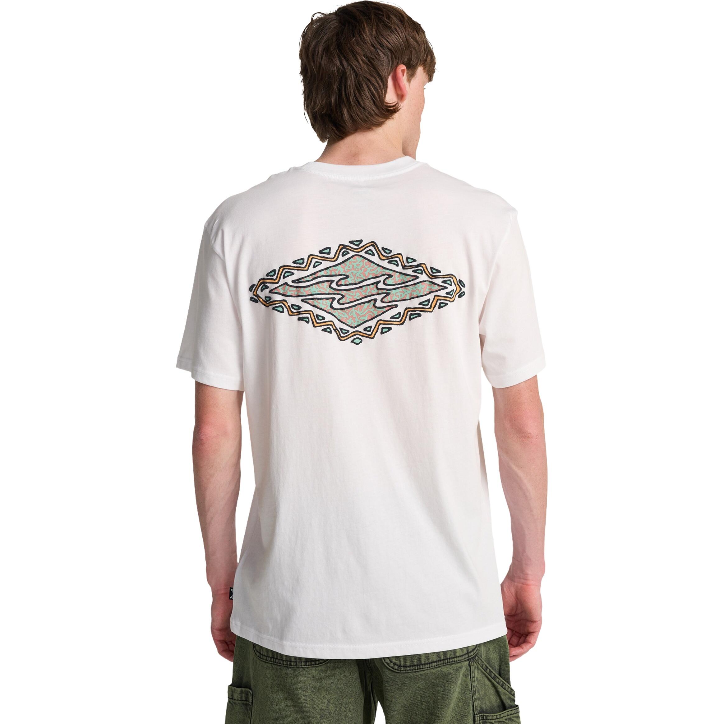 Camiseta de manga corta Billabong modelo Crayon Wave para hombre 3/7