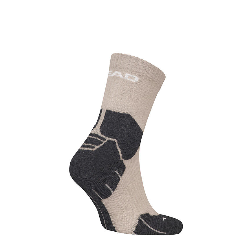 Unisex hiking sportsokken 1 pack – Taupe – 39-42 2/2