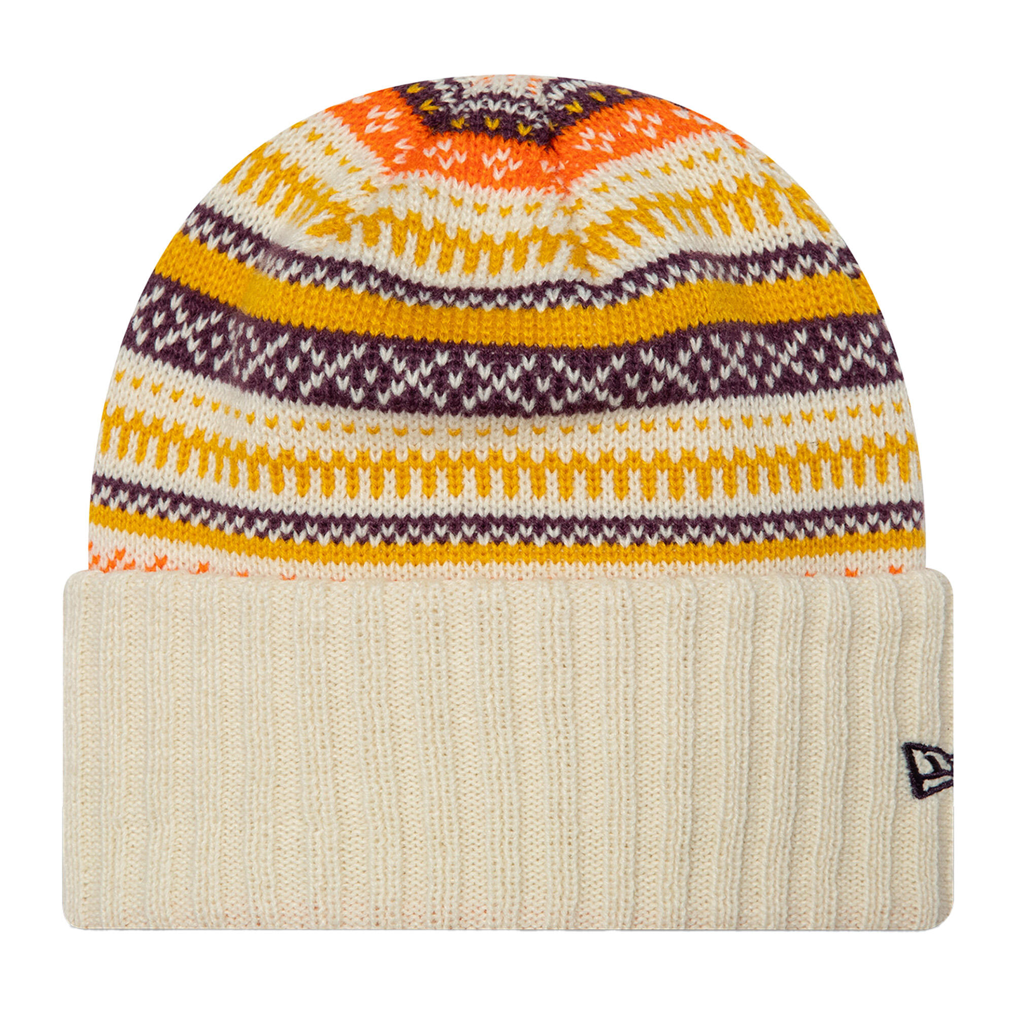 Gorro de invierno para mujer New Era Rail Isle Cuff Knit Beanie 3/3