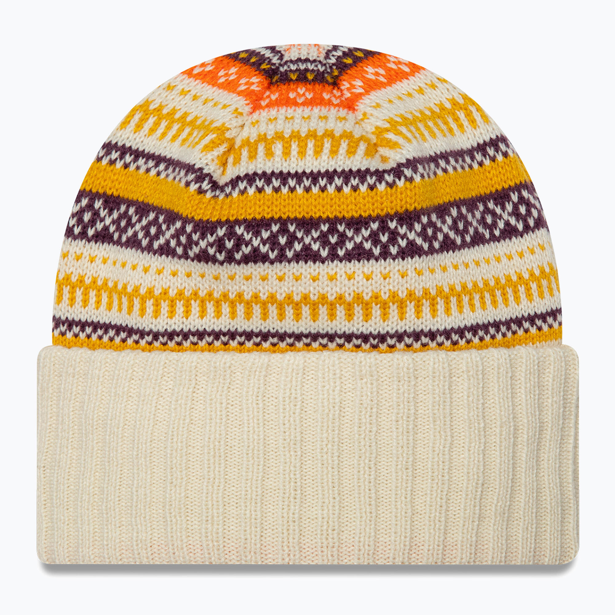 Gorro de invierno para mujer New Era Rail Isle Cuff Knit Beanie 2/3