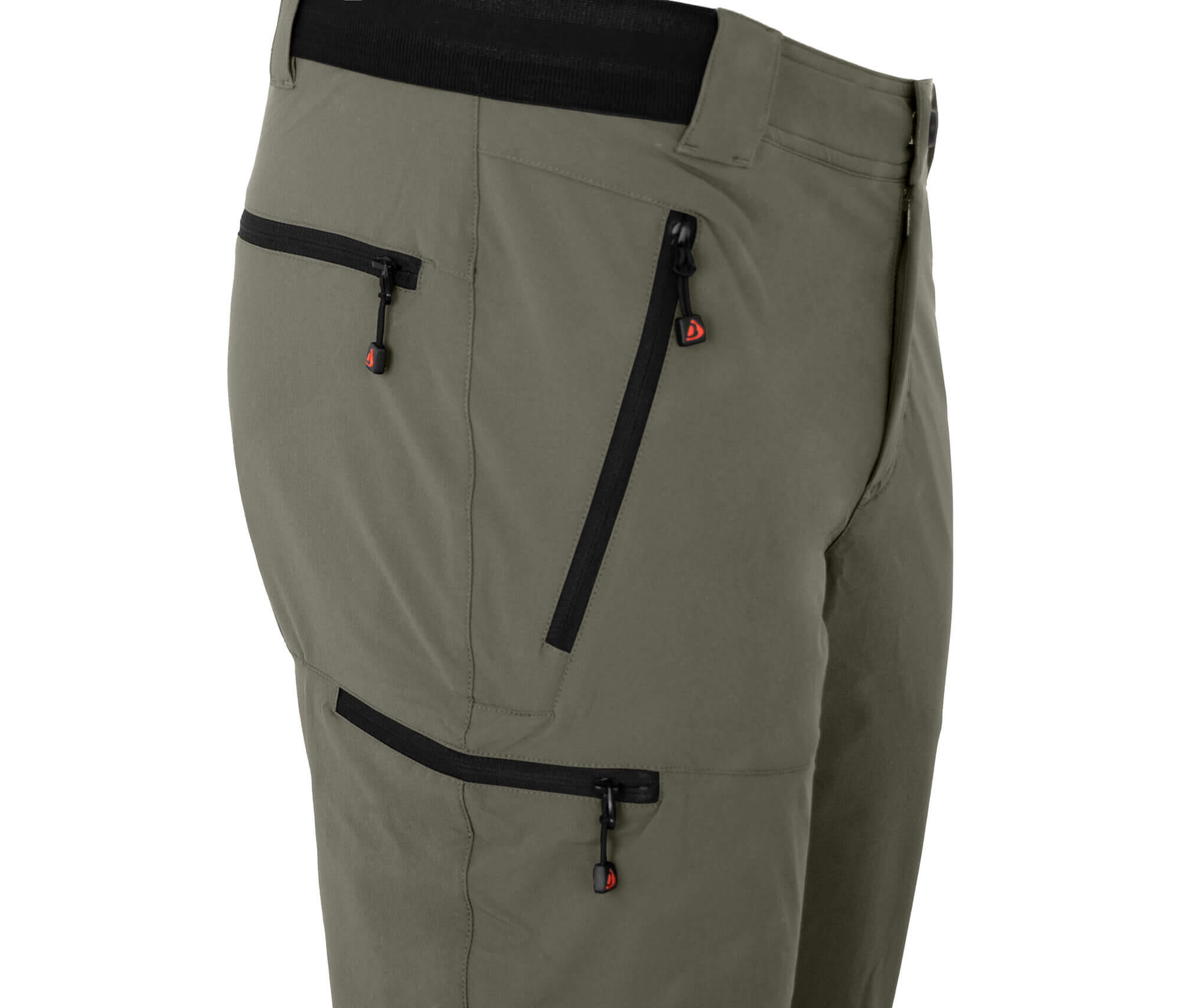 Herren Wandershorts leicht, strapazierfähig Grün 4/4