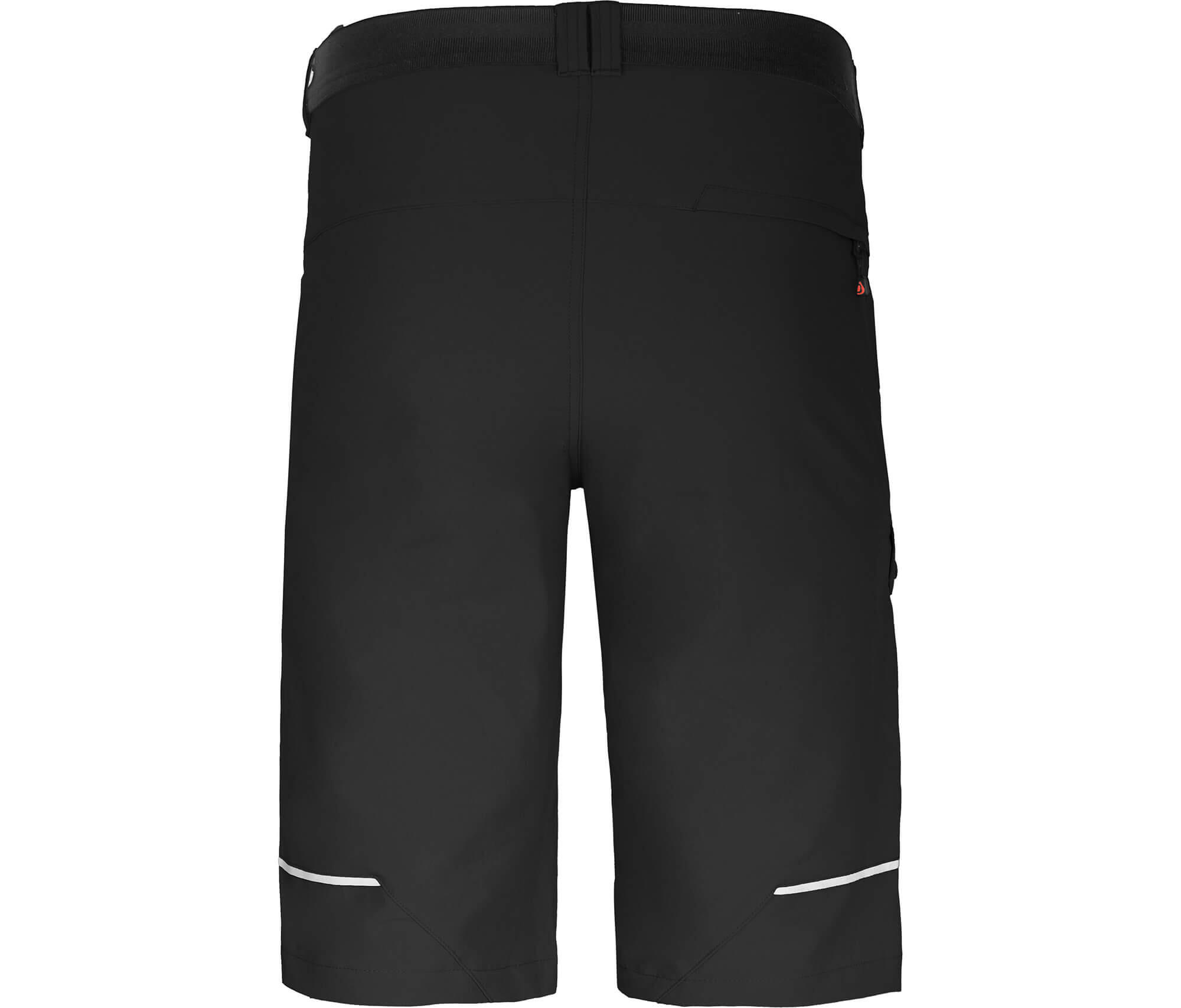 Herren Wandershorts recycelt, elastisch, 7 Taschen Schwarz 2/5