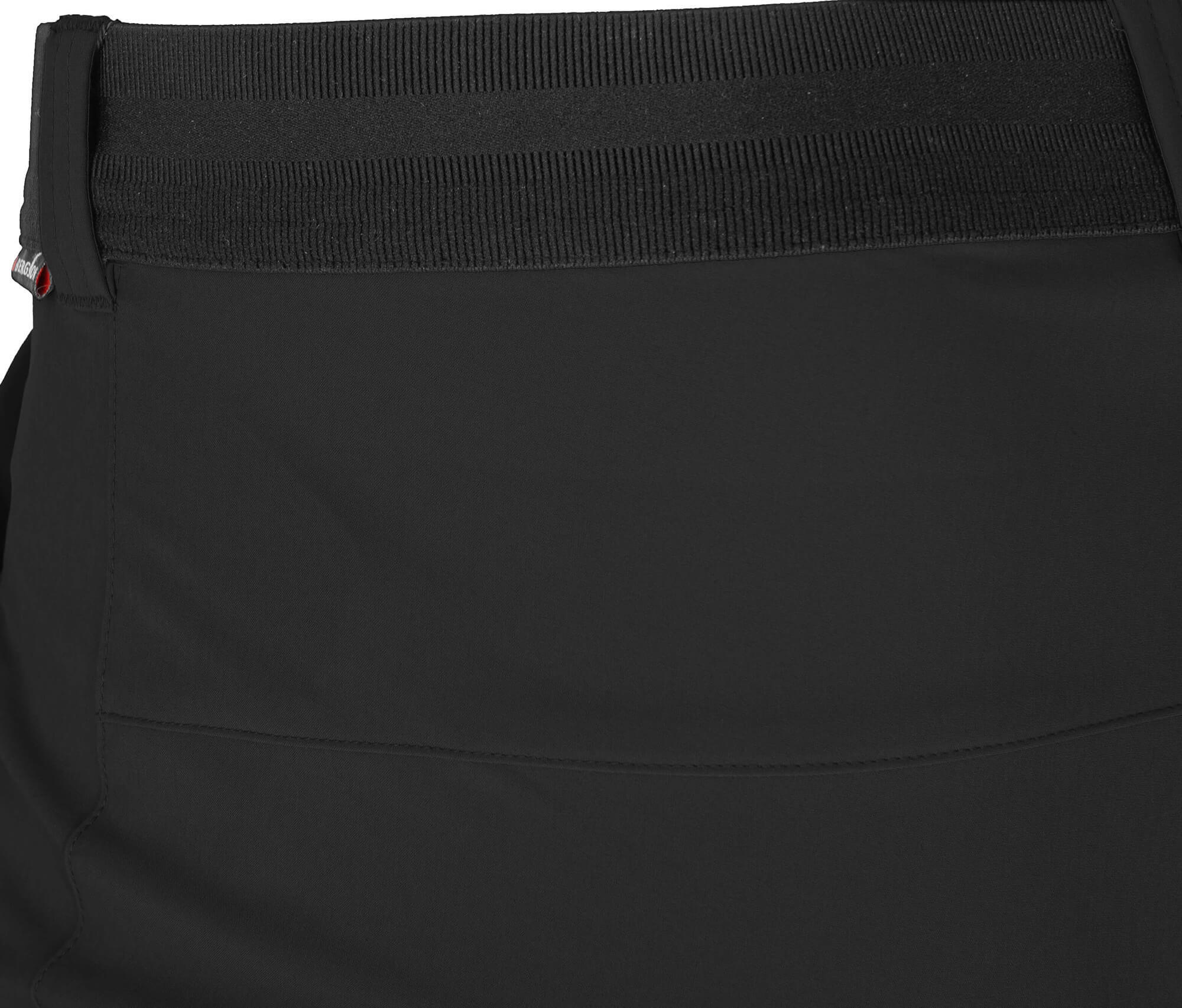 Herren Wandershorts recycelt, elastisch, 7 Taschen Schwarz 4/5