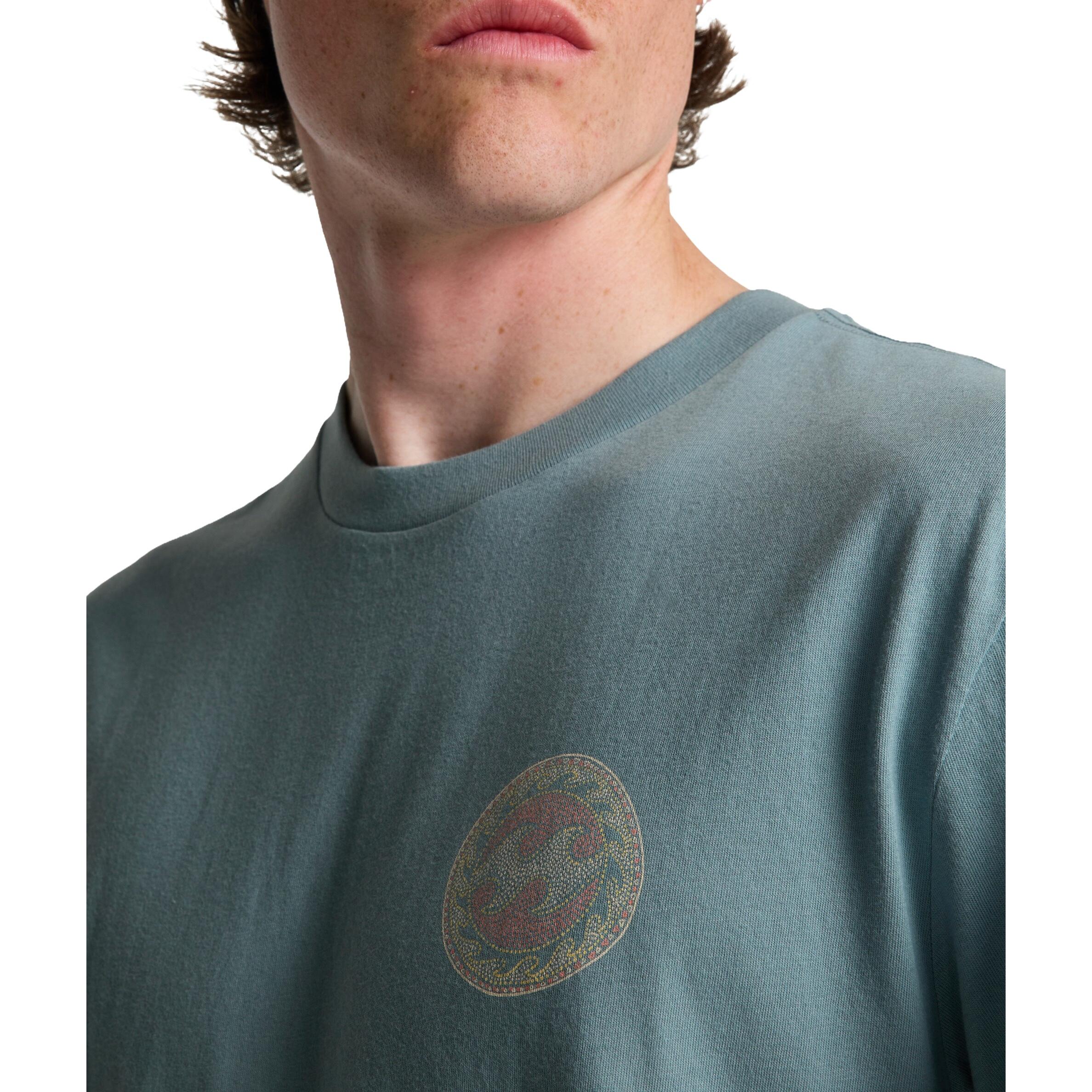 Billabong Crayon Wave T-Shirt-Washed Blue 4/4