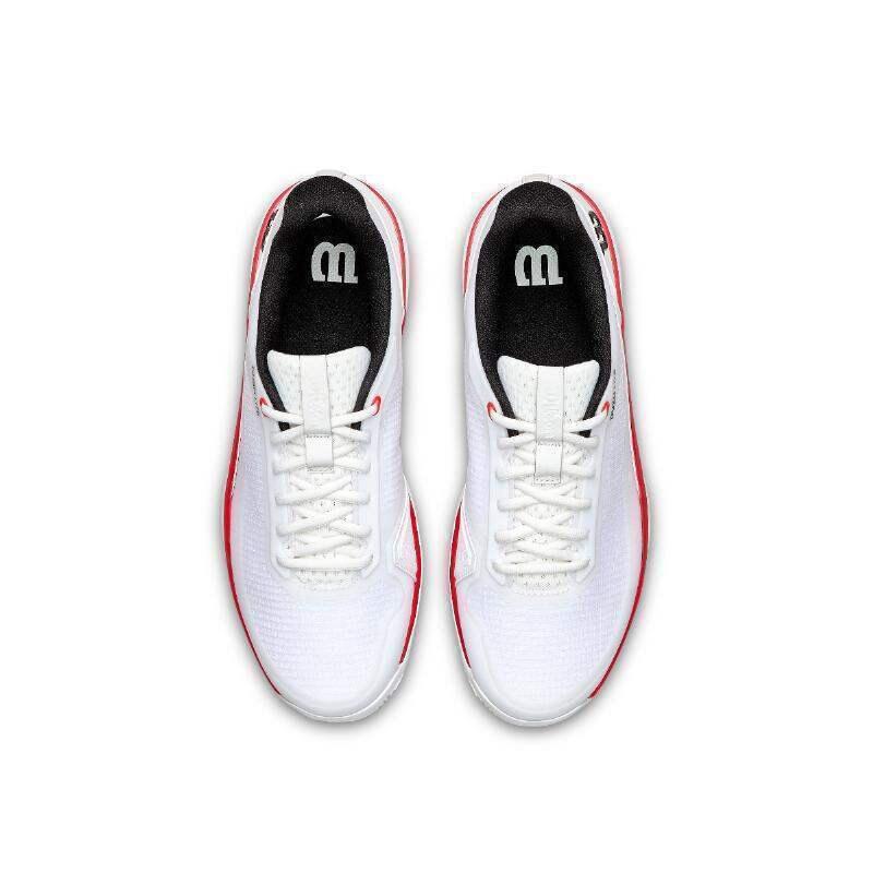 Zapatillas Wilson Rush Lite 5 Clay Blanco Negro 2/5