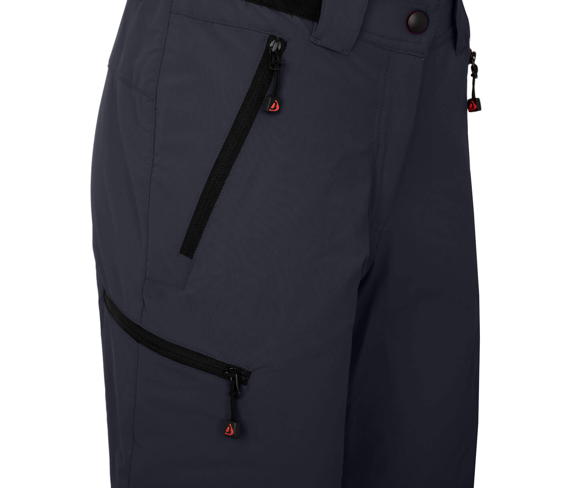 Damen Wandershorts leicht, strapazierfähig Blau 3/4