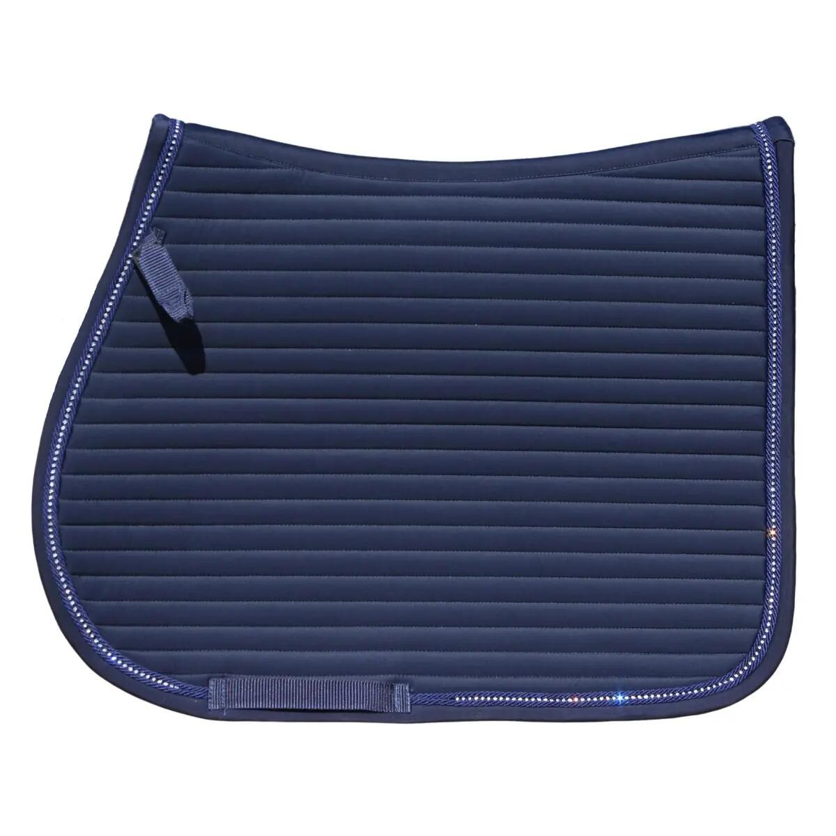 Euroriding Zadeldek Bright Met Kristallen Luxe & Comfort Blauw - 1/6