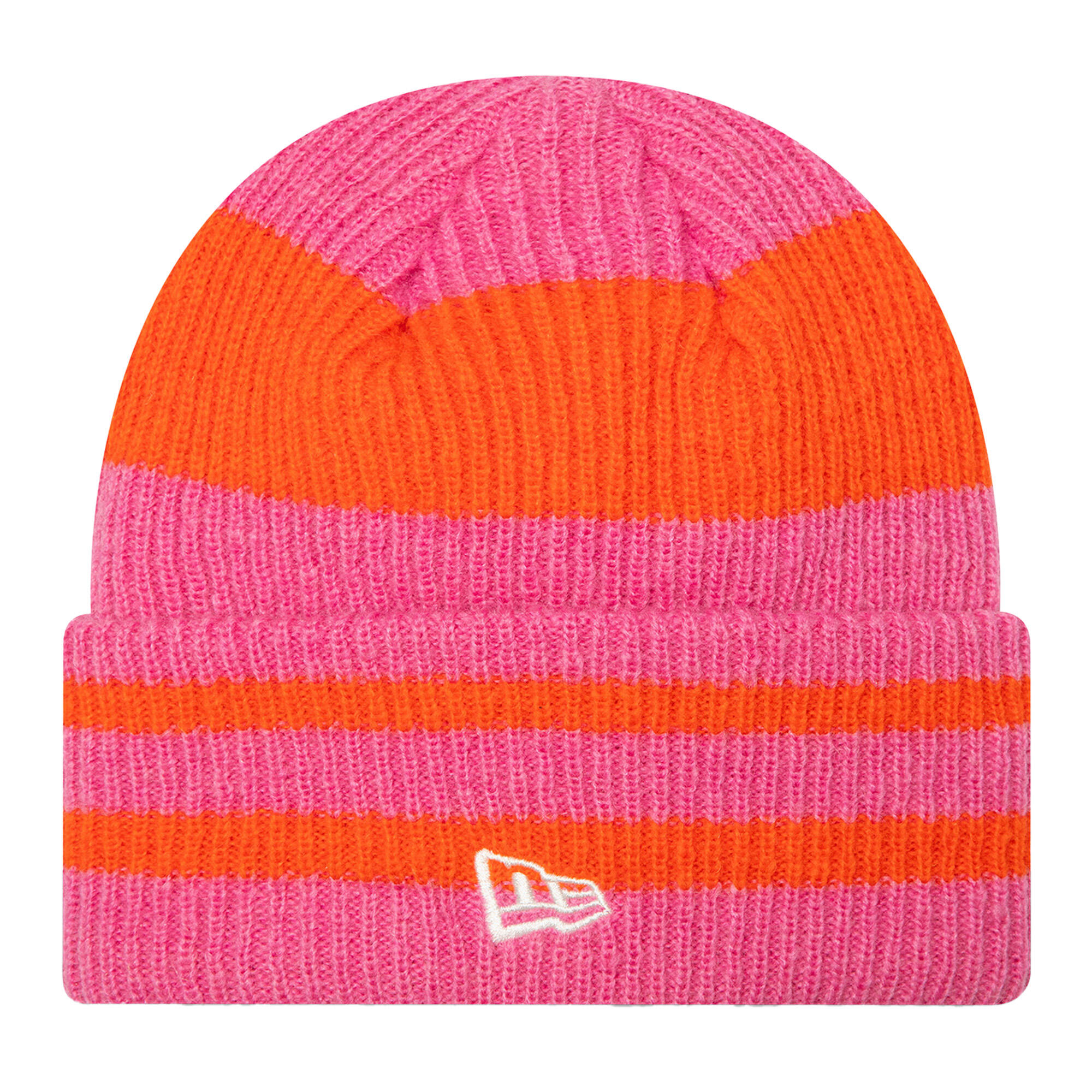 Gorro de invierno para mujer New Era Stripe Cuff Knit Beanie 3/3