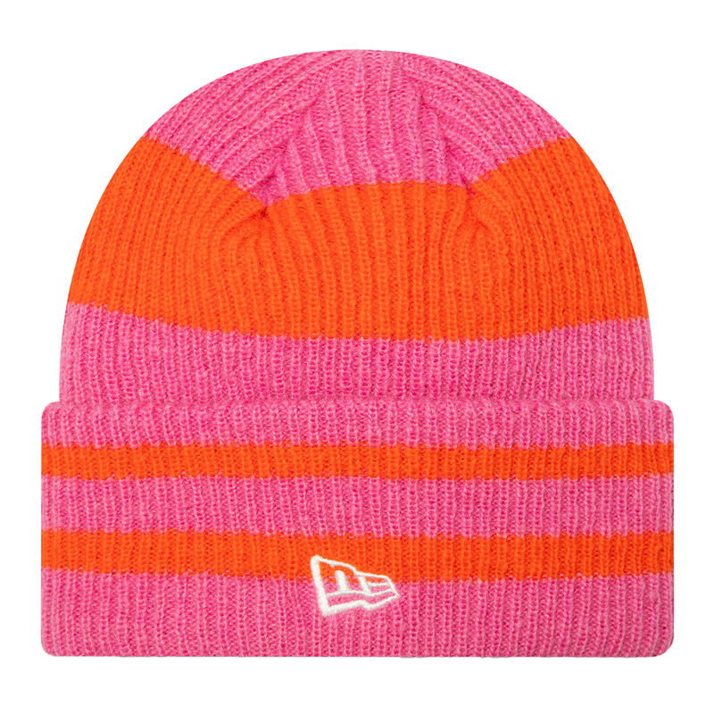 Căciulă de iarnă pentru femei New Era Stripe Cuff Knit Beanie
