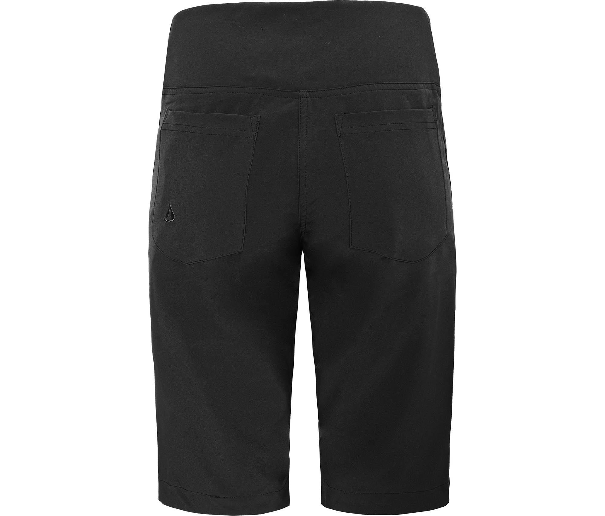 Damen Wandershorts recycelt, elastisch, sportlich Schwarz 2/5