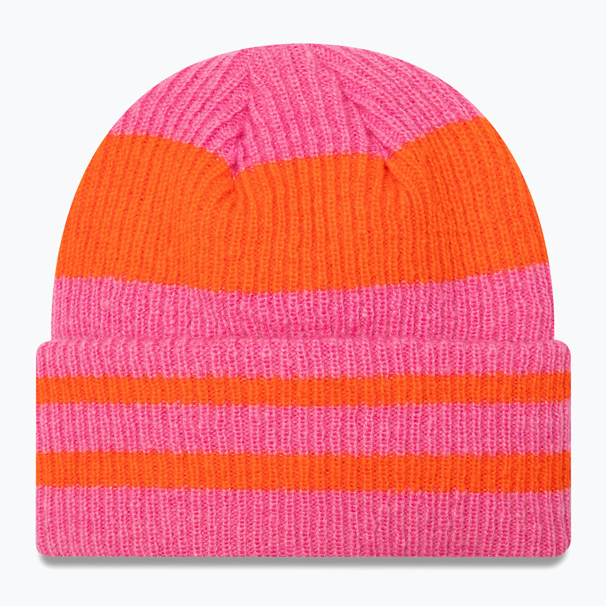 Gorro de invierno para mujer New Era Stripe Cuff Knit Beanie 2/3