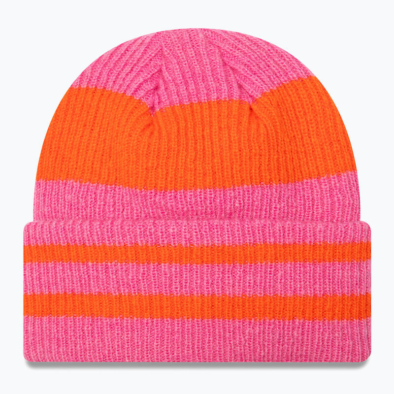 Căciulă de iarnă pentru femei New Era Stripe Cuff Knit Beanie