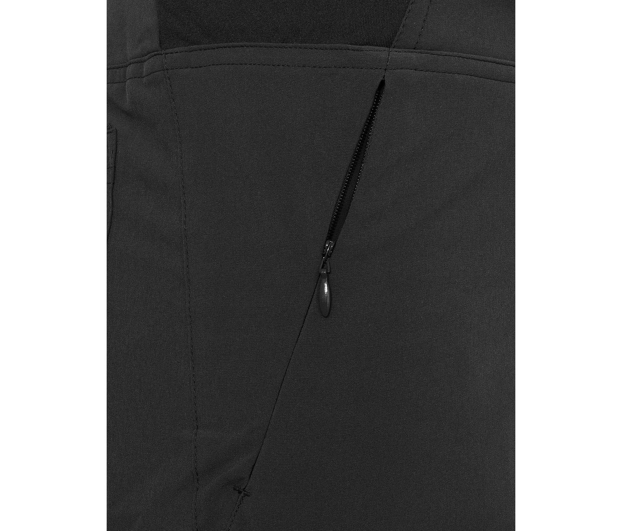 Damen Wandershorts recycelt, elastisch, sportlich Schwarz 5/5