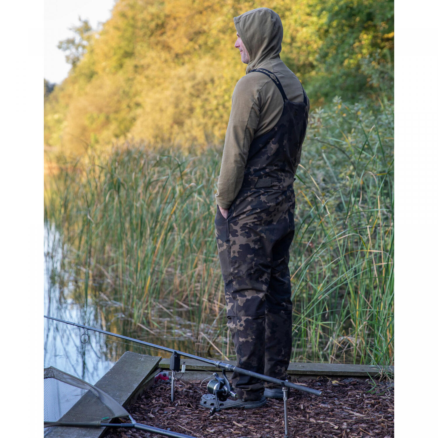 Korda Polar Salopettes Herren (Dark Camo) Größe 3XL 3/5