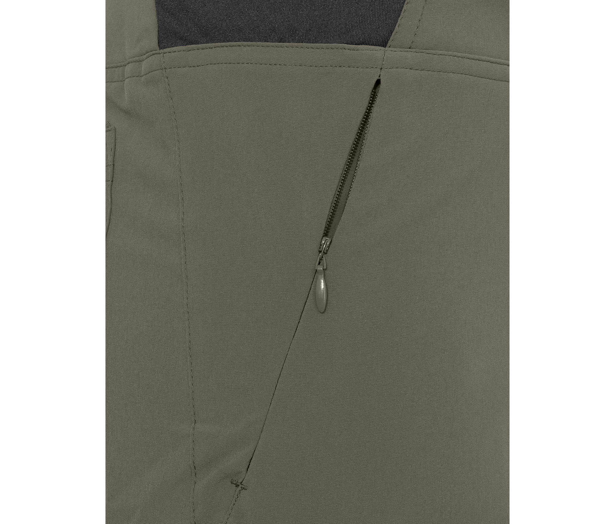 Damen Wandershorts recycelt, elastisch, sportlich Grün 5/5