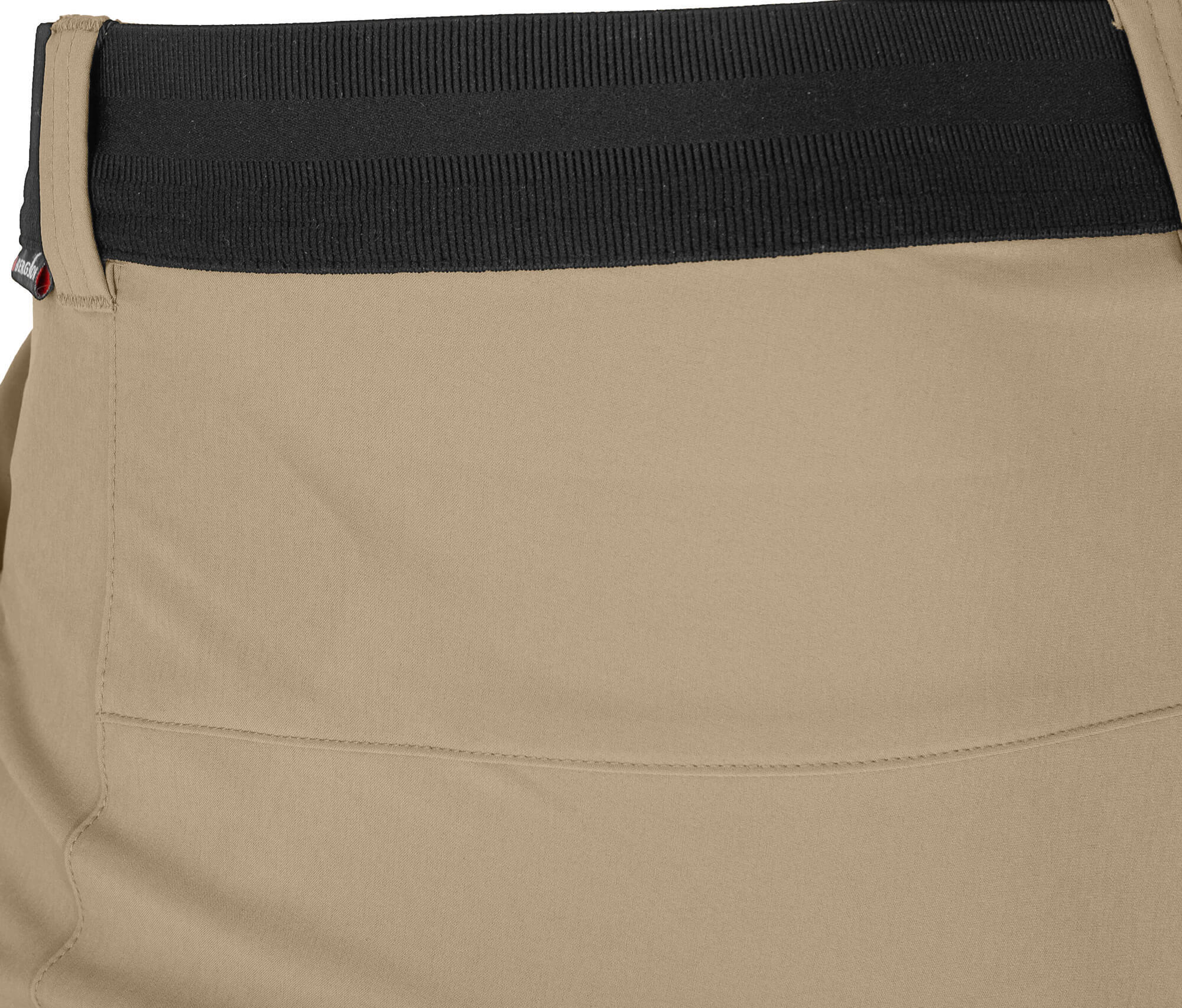 Herren Wandershorts recycelt, elastisch, 7 Taschen Beige 4/5