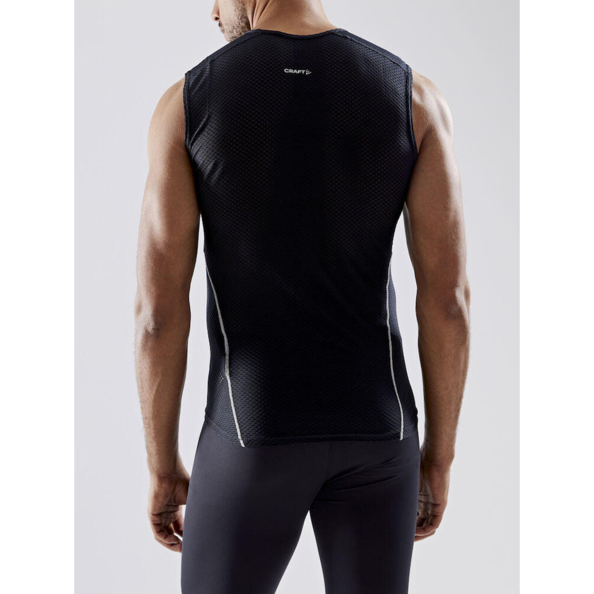 COOL MESH SUPERLIGHT SLEEVELESS BASELAYER MEN BLACK 2/3