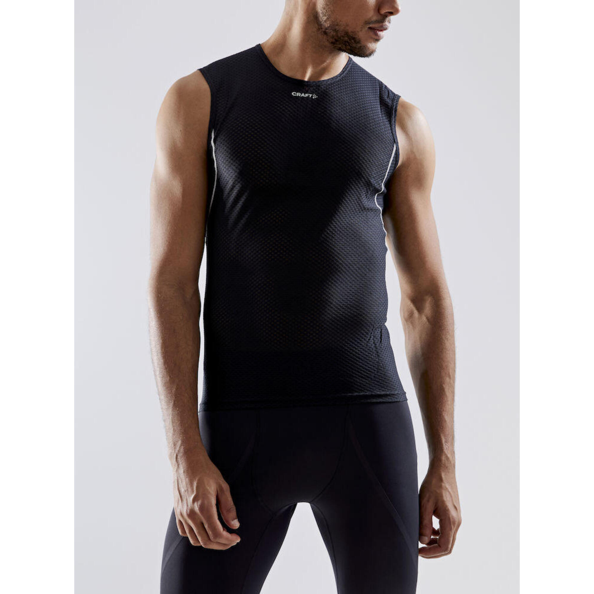 COOL MESH SUPERLIGHT SLEEVELESS BASELAYER MEN BLACK 3/3