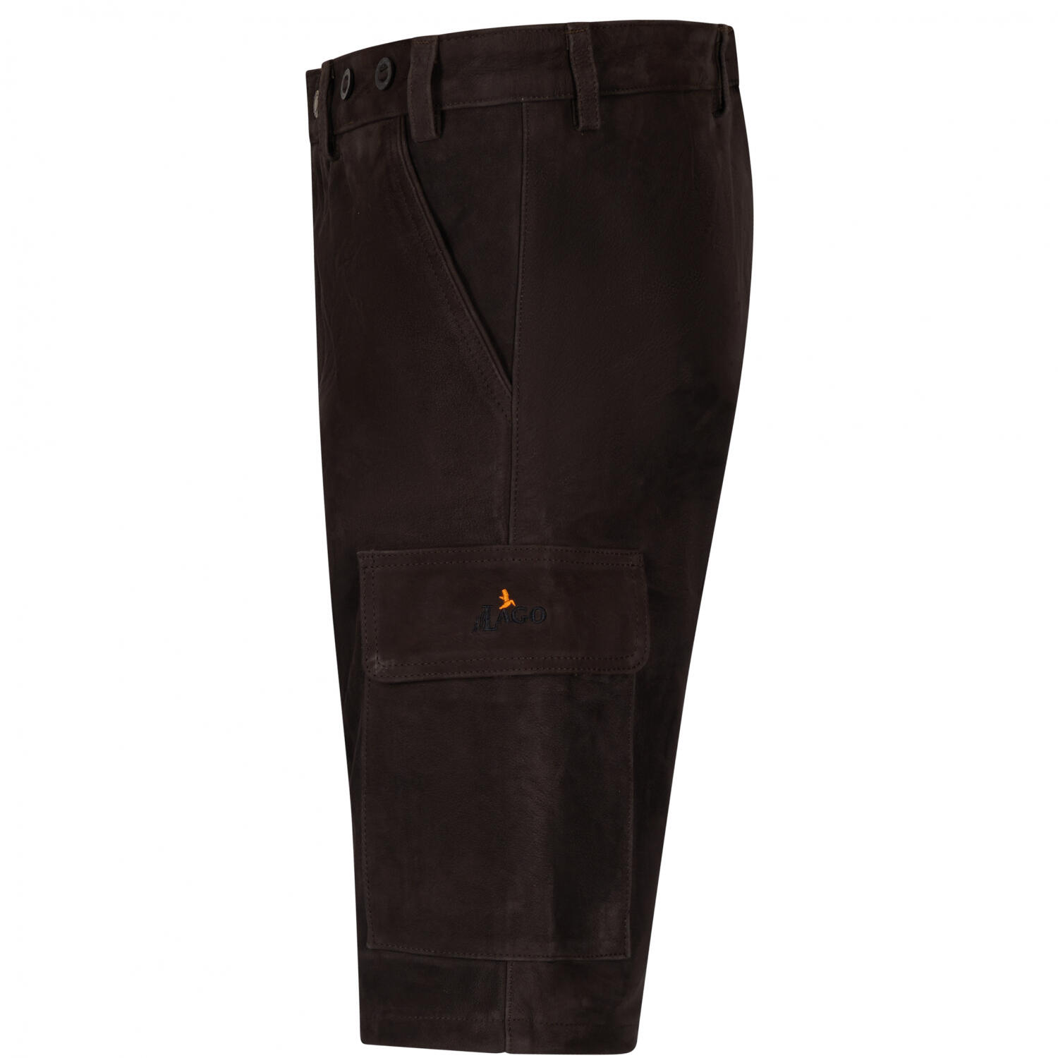 il Lago Prestige Ledershorts Nevada Herren (Braun) Größe 56 3/4