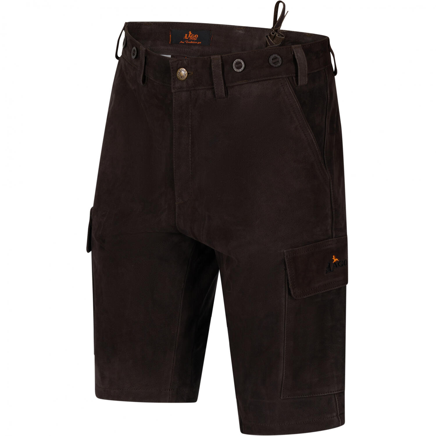il Lago Prestige Ledershorts Nevada Herren (Braun) Größe 56 2/4