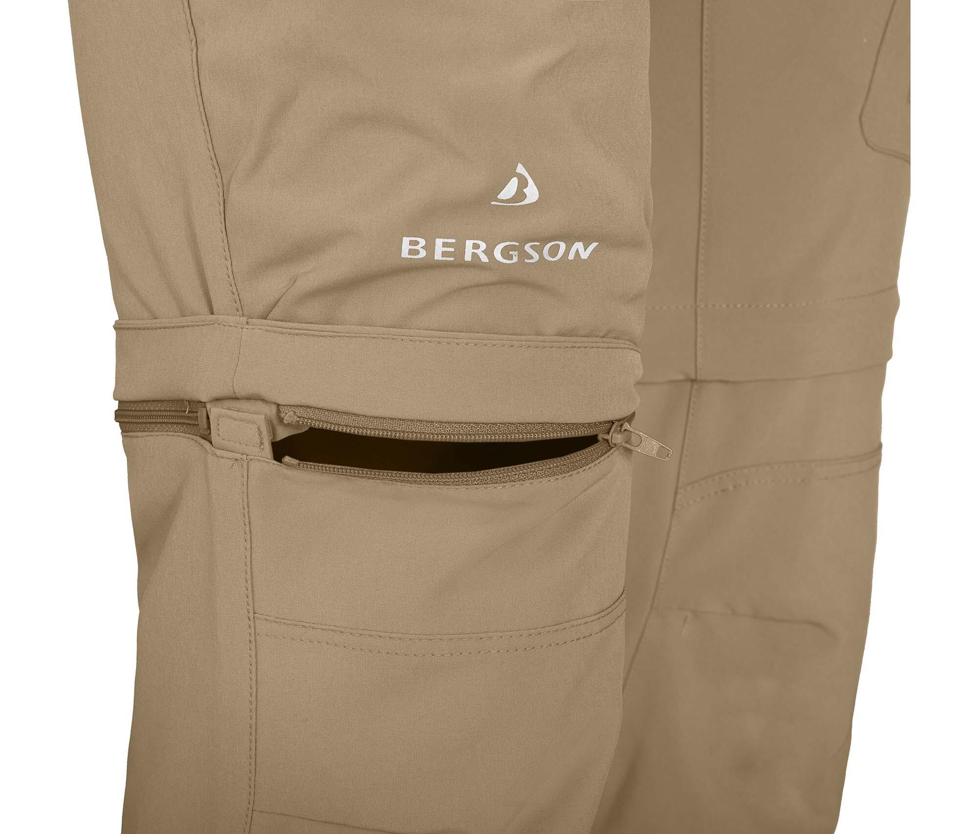 Herren Wanderhose recycelt, elastisch, 7 Taschen Beige 5/7