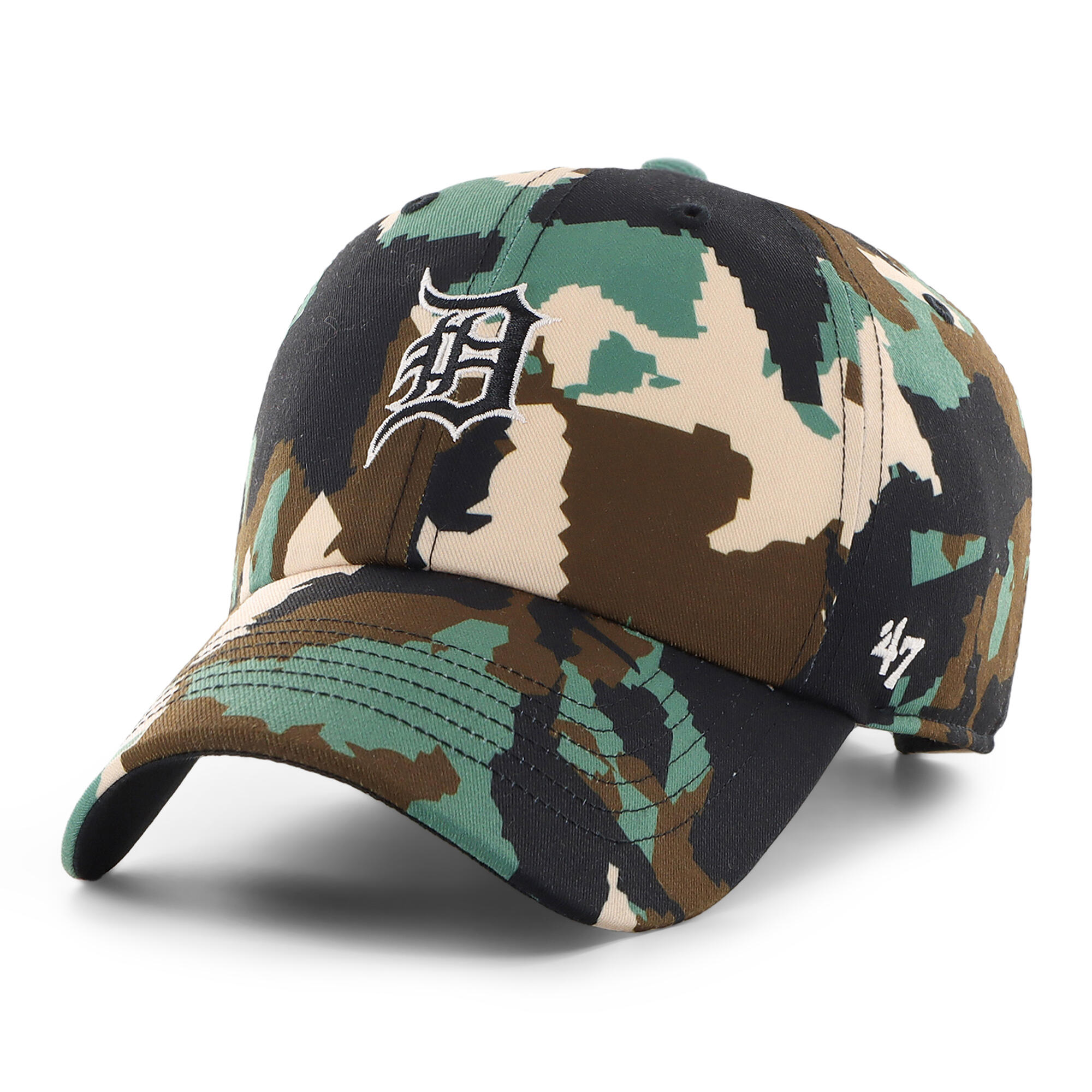 Gorra con visera 47 Brand Detroit Tigers Digital Star CLEAN UP 3/3