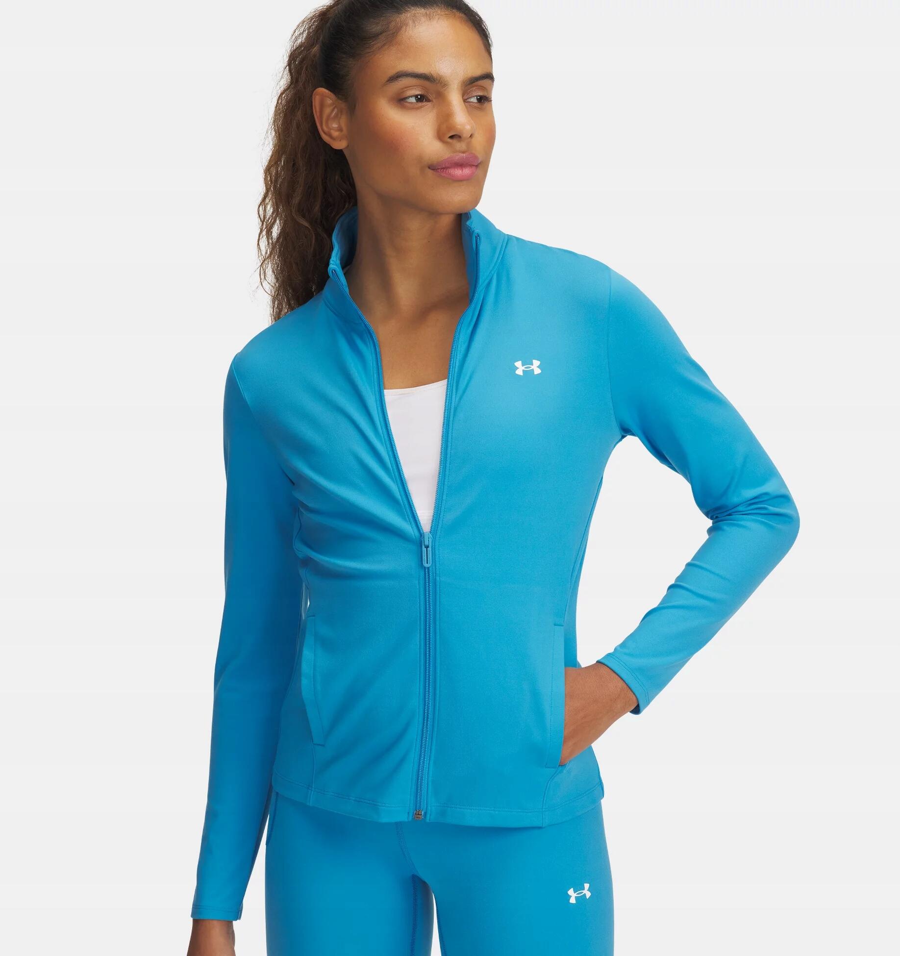 Bluza Damska Treningowa Rozpinana Bez Kaptura Under Armour 1/3