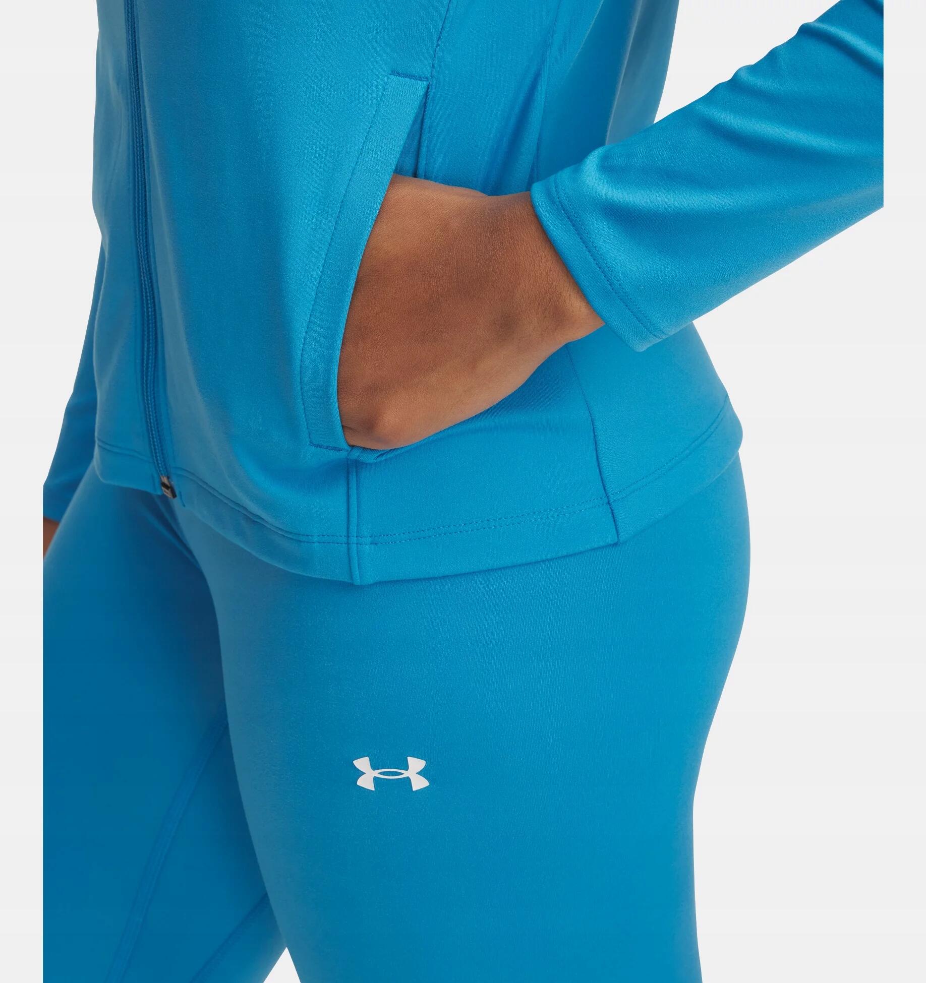 Bluza Damska Treningowa Rozpinana Bez Kaptura Under Armour 3/3