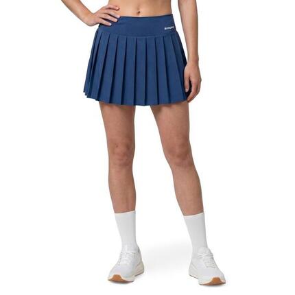 Jupe-short de tennis taille haute femme Flow Femme-W Navy Bleu