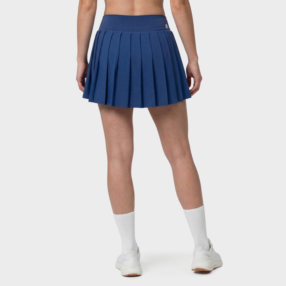 Jupe-short de tennis taille haute femme Flow Femme-W Navy Bleu 6/6