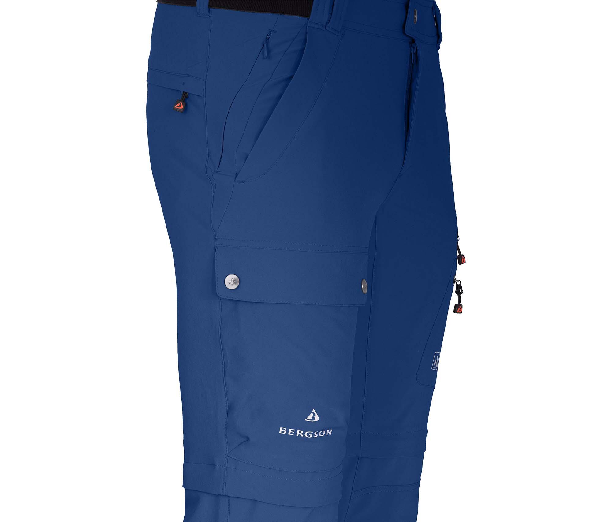Herren Wanderhose recycelt, elastisch, 7 Taschen Blau 4/7