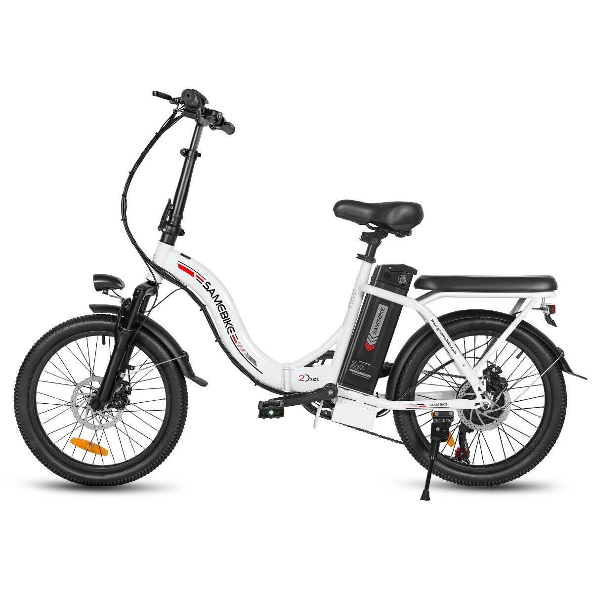 Bicicletta elettrica pieghevole SAMEBIKE CY20, batteria da 36 V 12 Ah 2/6