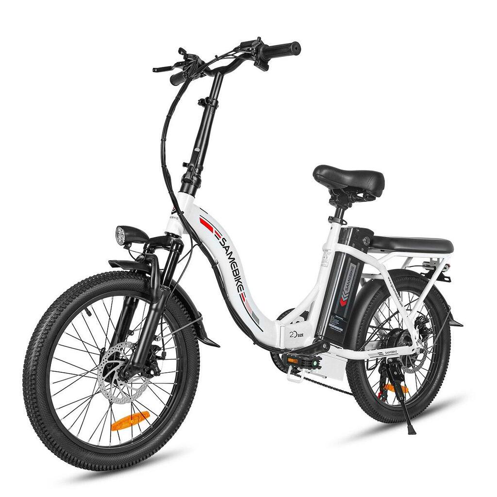 SAMEBIKE CY20 Folding Electric Bike, 36V 12Ah Battery, 20*2.35" Spoke Wheel