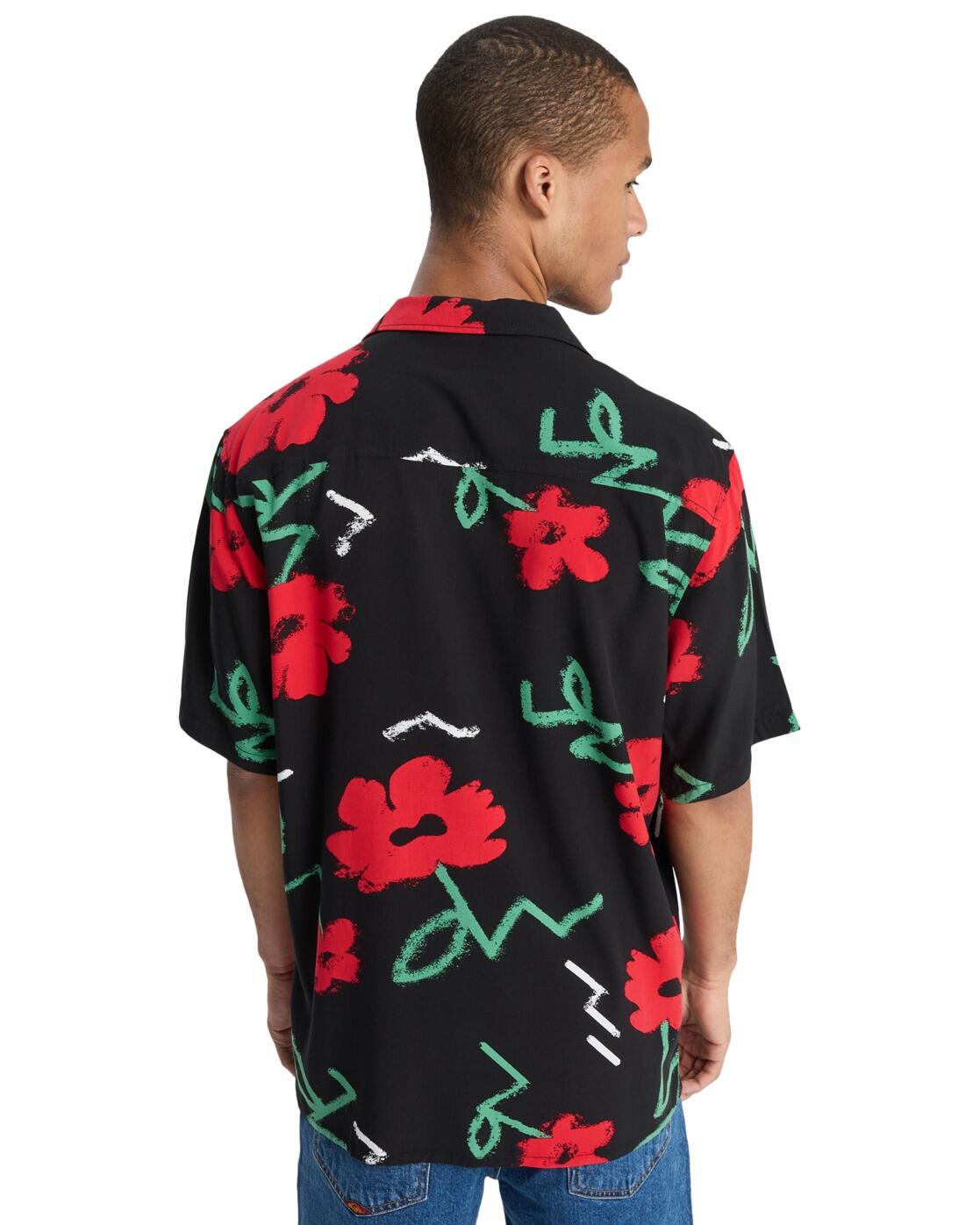 Chemise manches courtes SAFE PARADISE Noir Homme 2/4