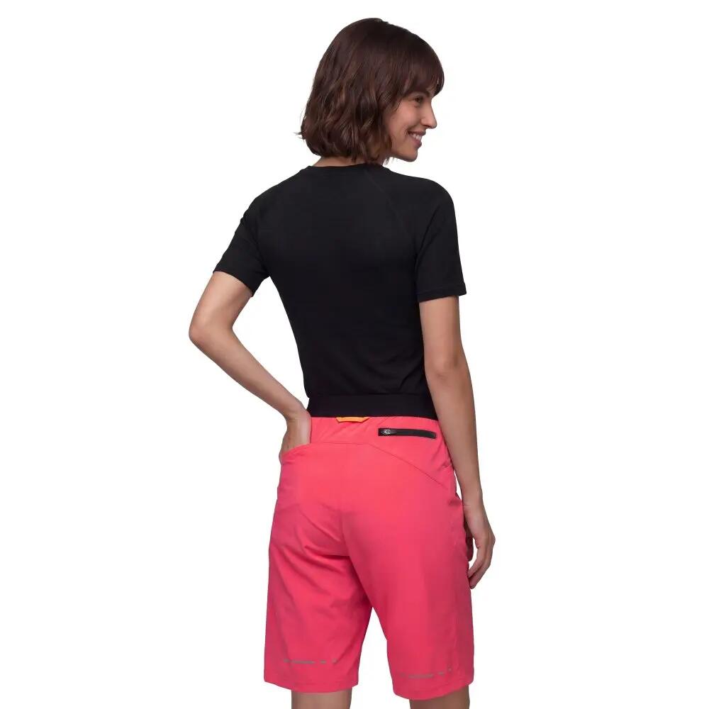 Calções para gravel mulher Ciclismo Lemur-W Red Encarnado 2/8